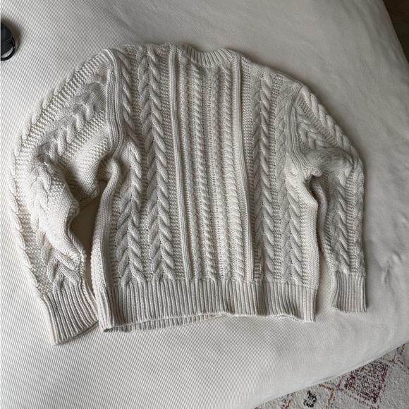 🧶Almada Label 🧶 SOLD OUT • Naia Cable Knit Sweater • cream • S - Picture 4 of 13